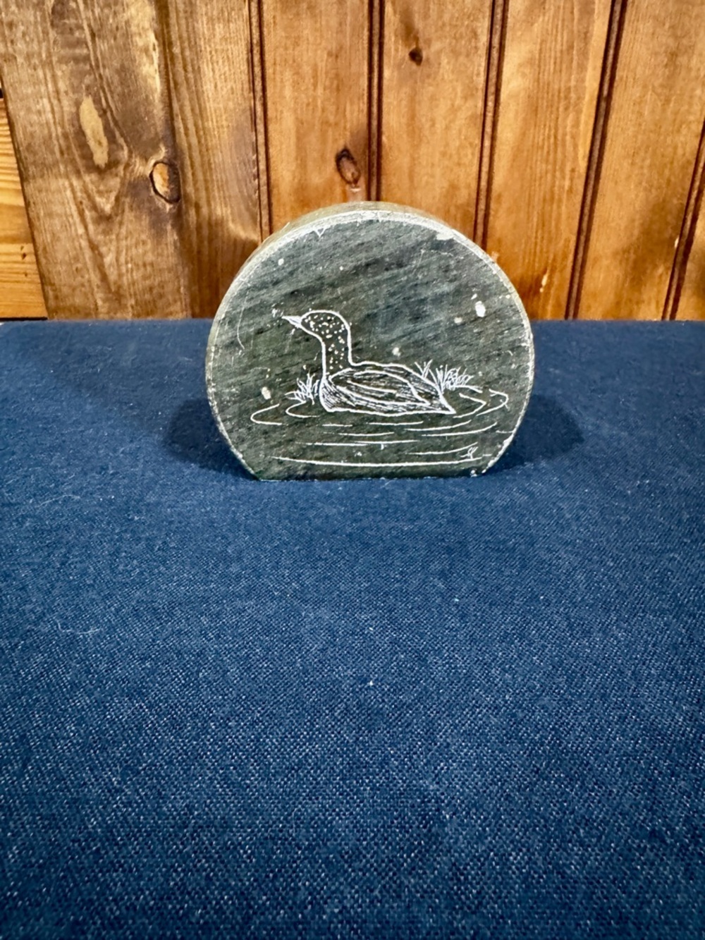 Vintage Carved Soapstone by Dieter Muckenheim